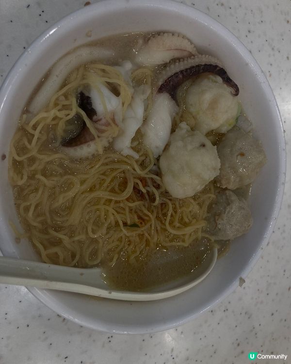 好味墨魚丸，必食。