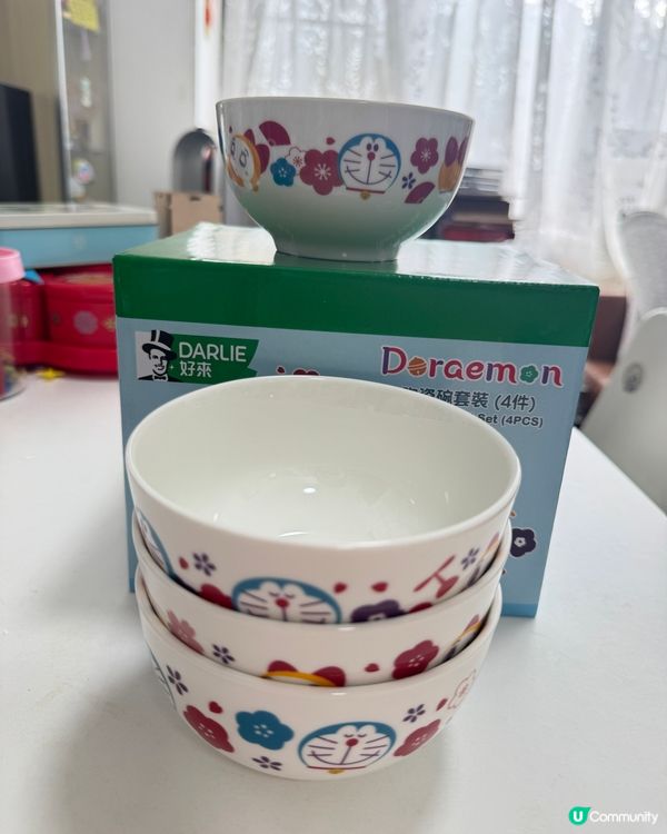 買Darlie牙膏送多啦A夢陶瓷碗套裝🌸🤗