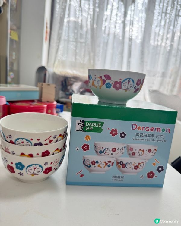 買Darlie牙膏送多啦A夢陶瓷碗套裝🌸🤗