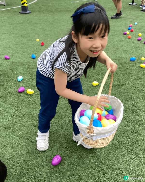 呢幾張相係我同囡囡一齊參加教大校友會復活節活動嘅開心回憶！🌸...