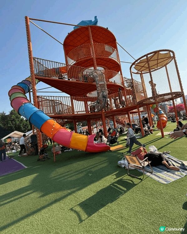 哈小象親子樂園，它是一個很大的戶外公園。仔仔一到達，便急不及...