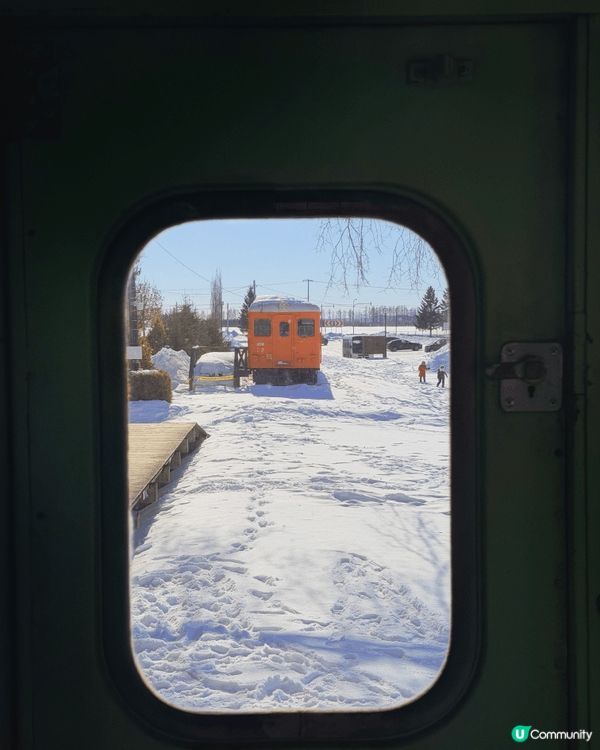 北海道帶廣幸福車站，舊國鐵廣尾線廢站，以「愛の国から幸福へ」...