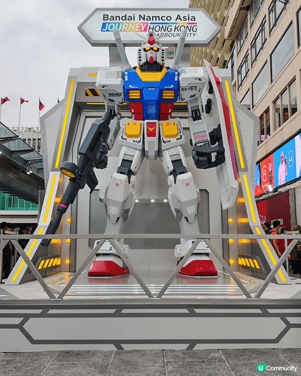 週末去海港城，發現有新的打卡點-- 高達，無論大人或小朋友的...