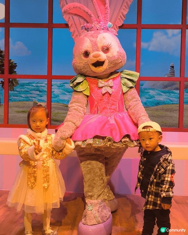 兩位小朋友最愛迪士尼Duffy and friends，每次...