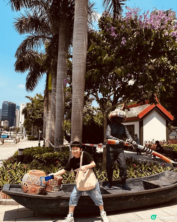 同囝囝去咗鴨脷洲行下，也是我第一次去，景色很美麗