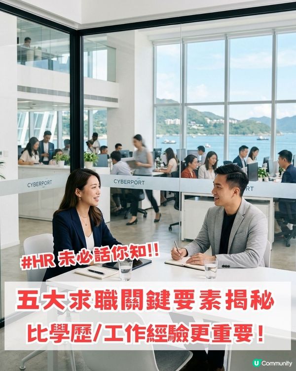 【HR 未必話你知】五大面試關鍵因素！比學歷/工作經驗更重要！