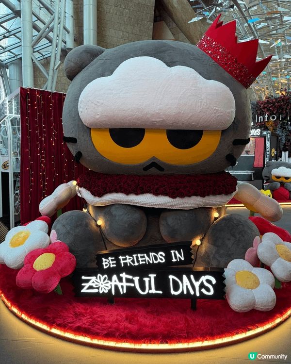 可愛的Zoa係商場pop up store