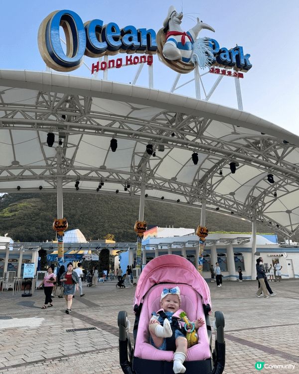 海洋公園好啱一家大細一齊去玩，生日當天入去玩仲係免費添呀，我...