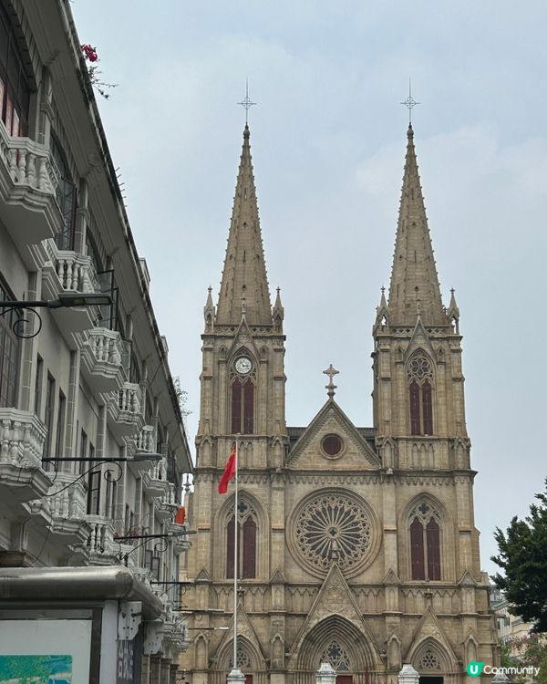 來廣州一嘗少女夢 越秀區聖心大教堂⛪️