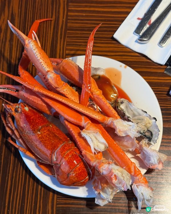 聖誕大餐✈️，天際海鮮饗宴😋