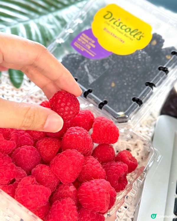 做完運動就食莓果！🍓😋