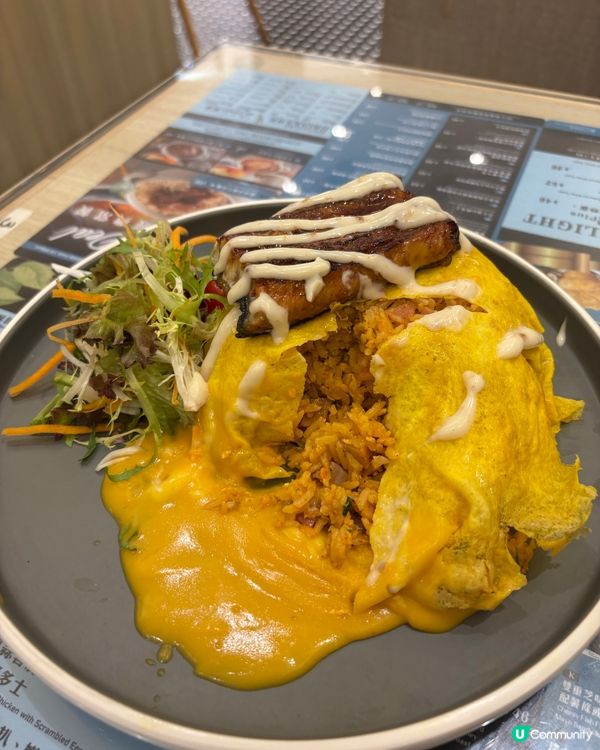 🍴 將軍澳新都城「搵食工房」鰻魚蛋包飯😋