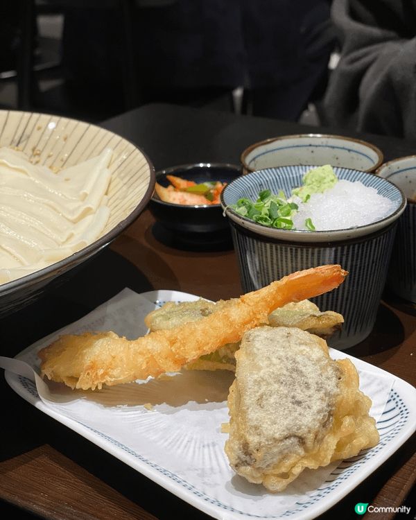 烏冬料理的雙重驚喜