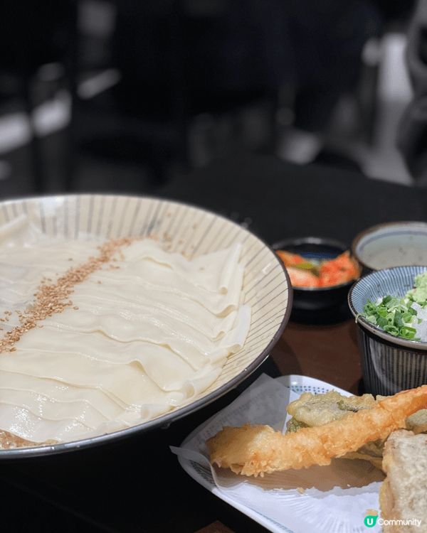 烏冬料理的雙重驚喜