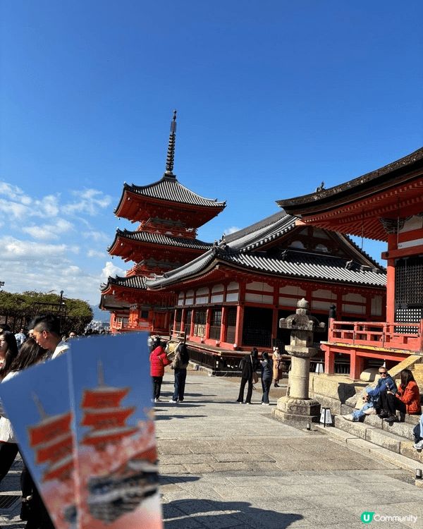 上年11月去左大阪睇楓葉, 今次係我第一次去清水寺, 真係比...