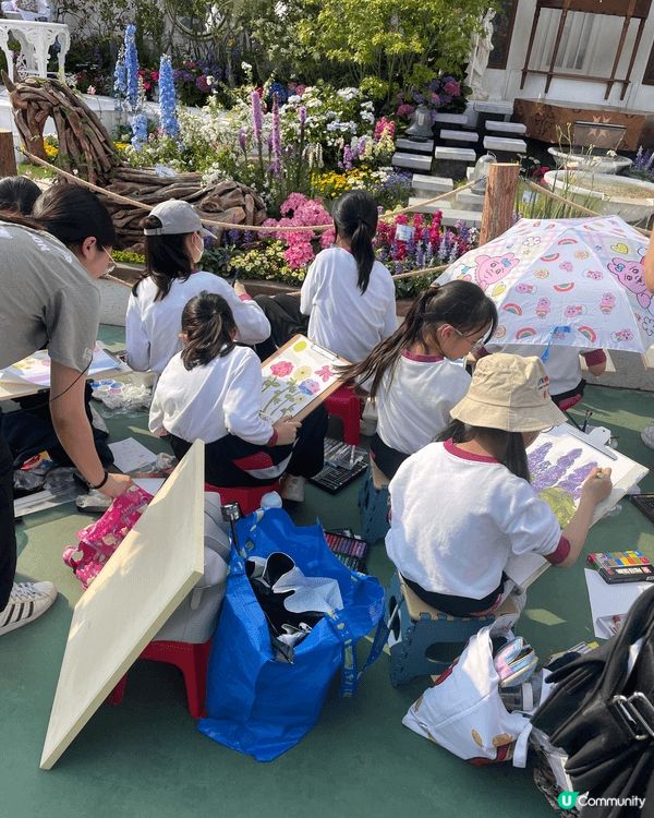 香港花卉展2026 不同種類鮮花伴隨特色香港景點 很適合一家...