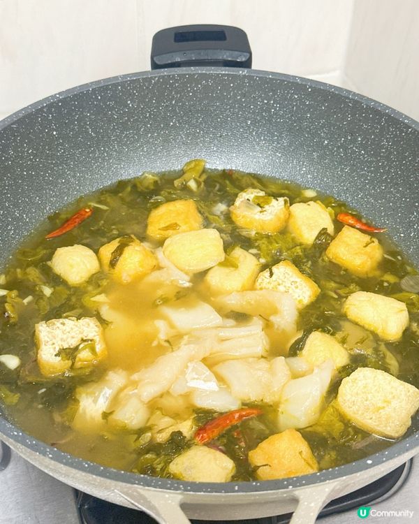 放工快手煮🍚 酸菜魚😋