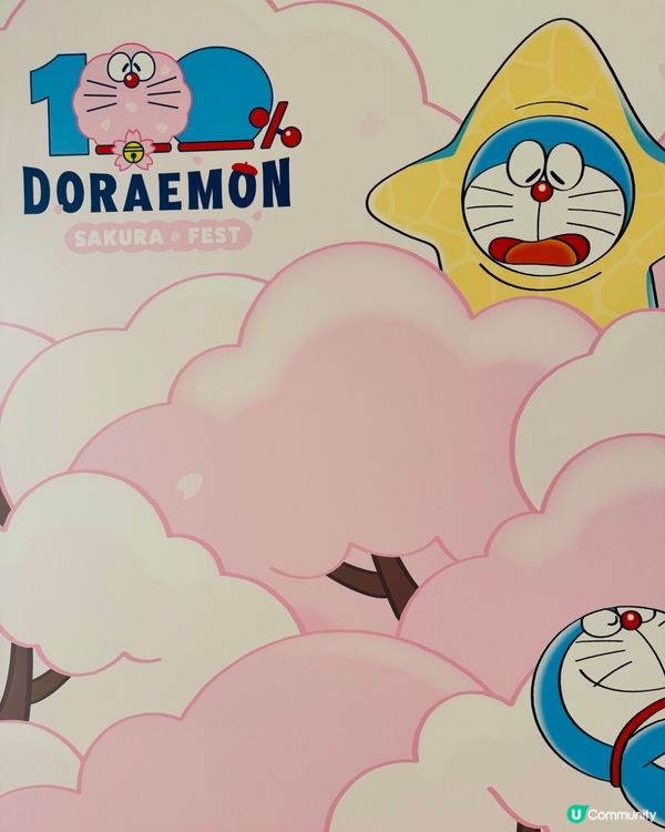 櫻花粉紅多啦A夢激發少女心❤️