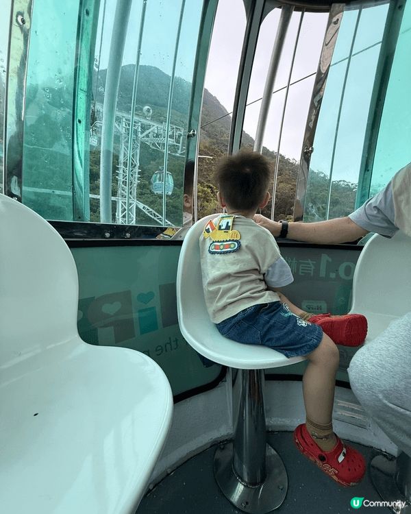 其中兩張大小朋友去海洋公園親親大自然了解更多動物，我一張就去...