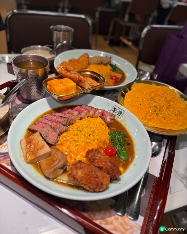 人氣抵食餐廳‼️．超滑溜の日式蛋包飯