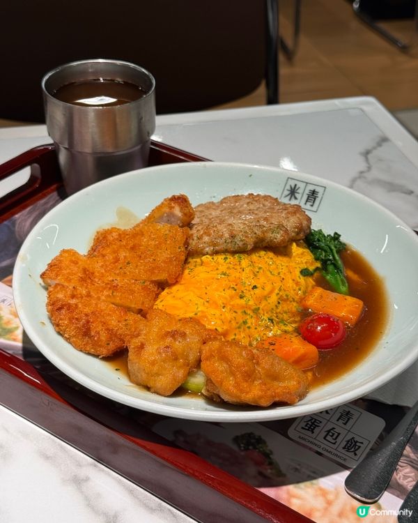 人氣抵食餐廳‼️．超滑溜の日式蛋包飯