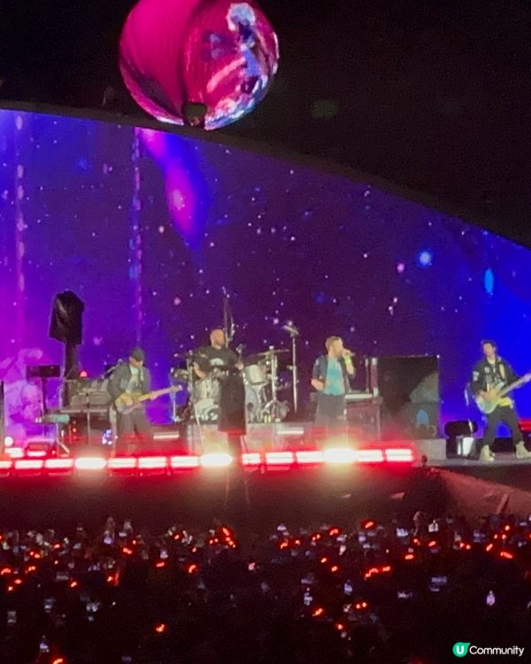 Coldplay演唱會-香港站 20250408