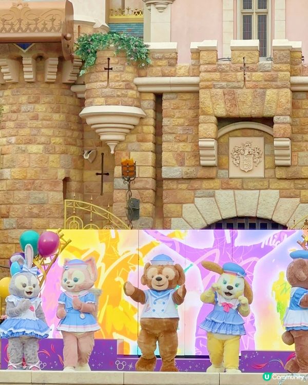 迪士尼春日限定｜Duffy家族水手裝表演＋打卡位懶人包