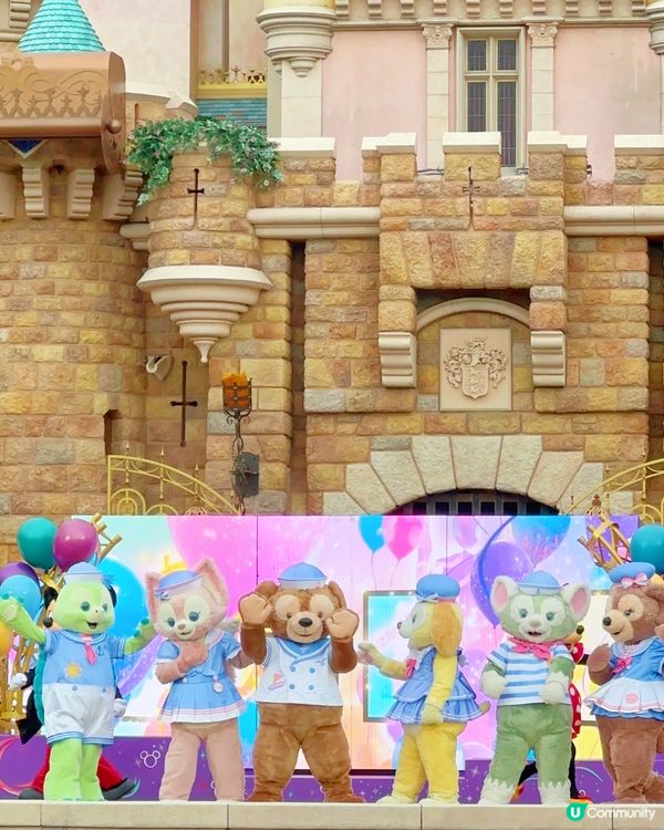 迪士尼春日限定｜Duffy家族水手裝表演＋打卡位懶人包