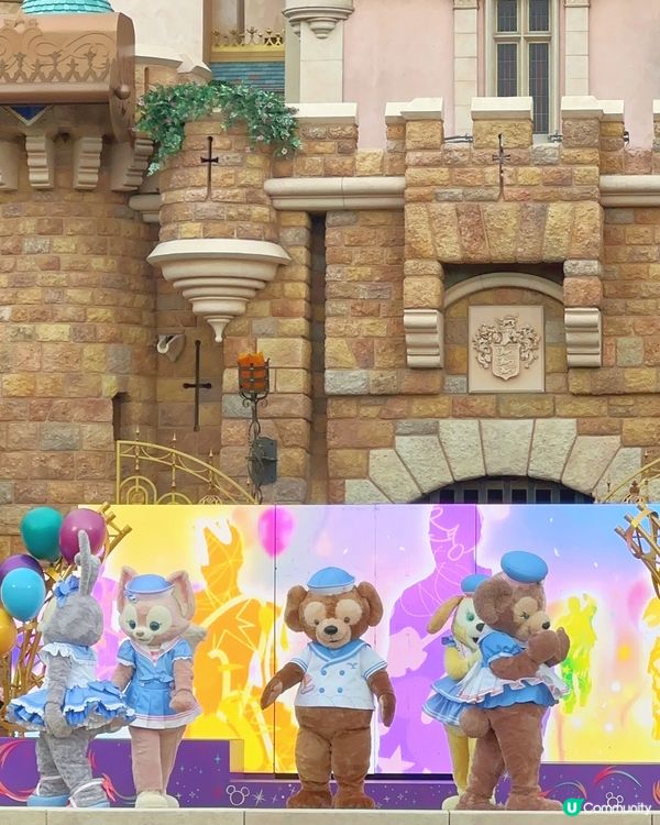 迪士尼春日限定｜Duffy家族水手裝表演＋打卡位懶人包