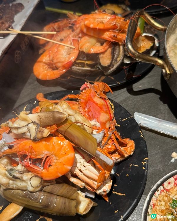 深圳粵吉鮮味170人民幣可以任食海鮮任飲