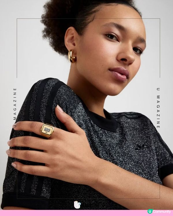 adidas推出首款「戒指手錶」｜ 採用伸縮式戒圍！金屬質感滿分！                                                    