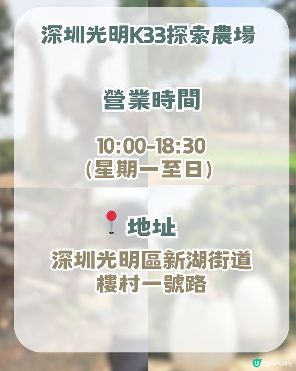 人均 ¥30入場！深圳一站式親子戶外天堂！深圳版侏羅紀公園/小動物互動區！