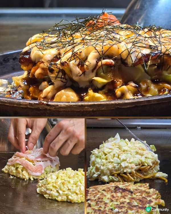 師傅即席炮製地道大阪燒