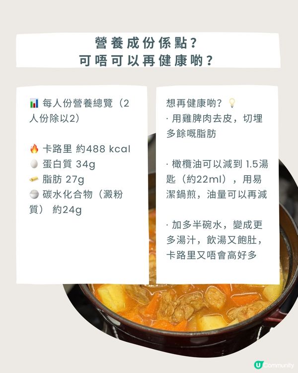 🍅營養食譜!方便一煲搞掂高蛋白健康番茄薯仔燉雞