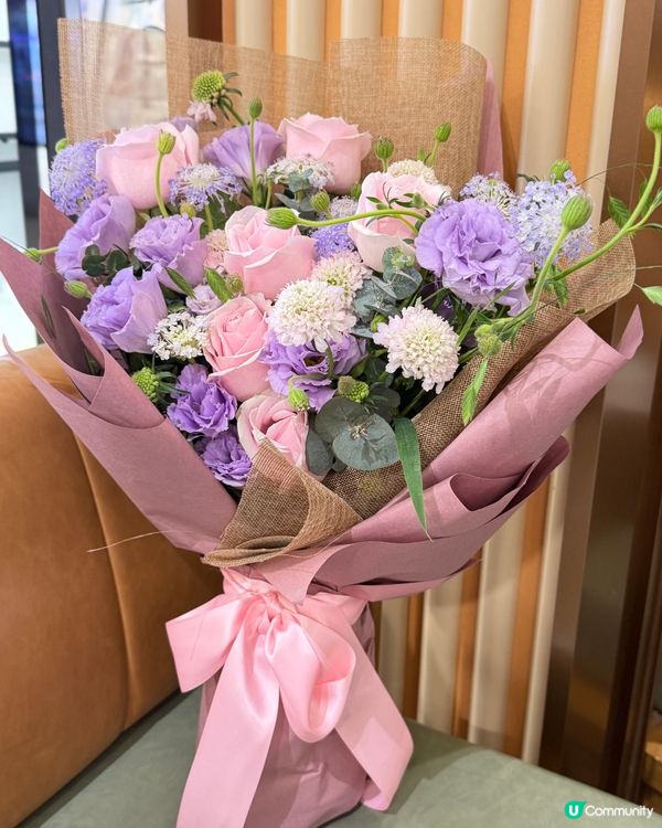 開箱盲盒驚喜🎁│生日花束絕美💐