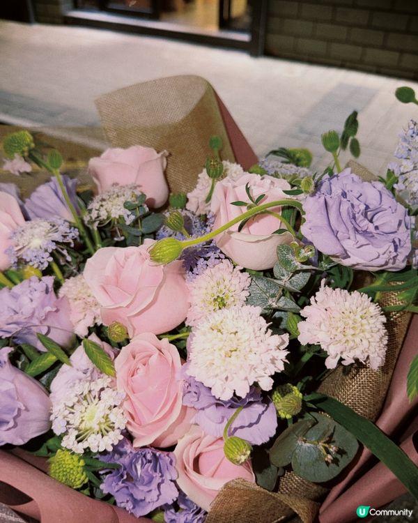 開箱盲盒驚喜🎁│生日花束絕美💐