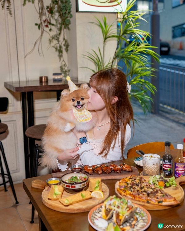 毛孩街慶典後，食墨西哥菜慶生🇲🇽🌮🐾