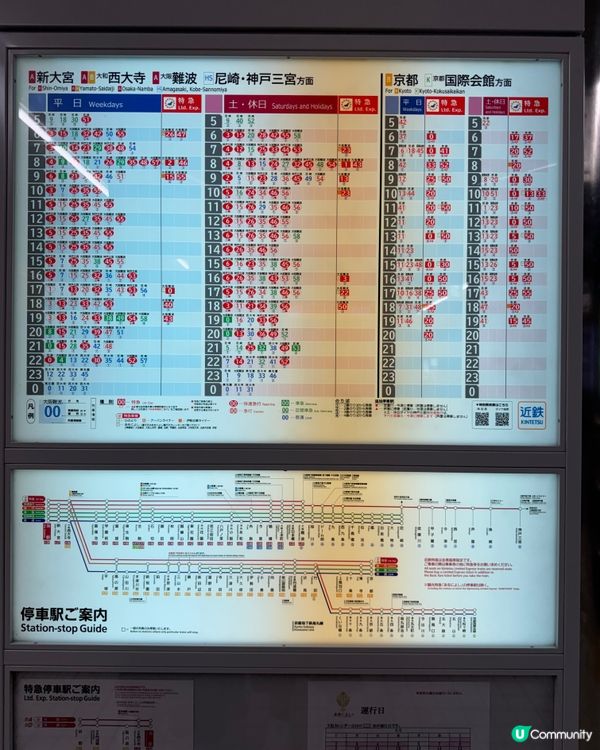 奈良到大阪交通攻略❤️近鐵真心方便 🚄✨