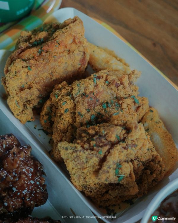 🍗 하하치킨 西九龍中心：飽滿滋味，三人份的完美選擇