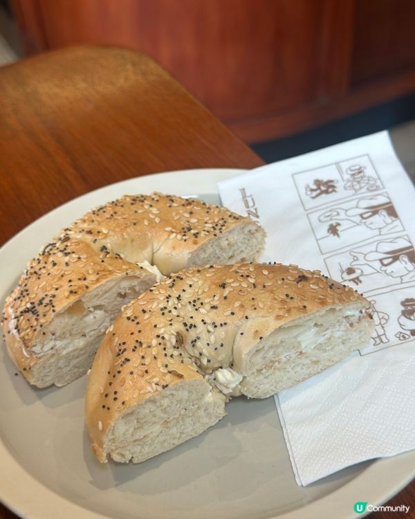 灣仔人氣Cafe｜桂花烏龍＋足料貝果🥯