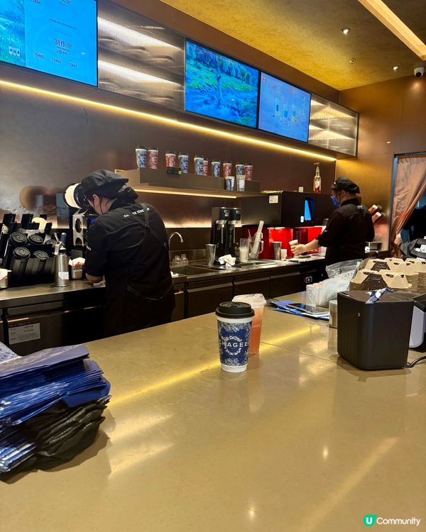 🥤光明區藍鯨世界･霸王茶姬|美到捨不得喝的雪頂系列+超漂亮杯...