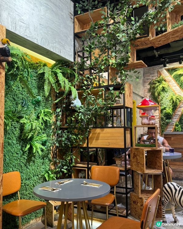 窩心木系森林風 🪵 驚喜爆餡明太子意粉‼️