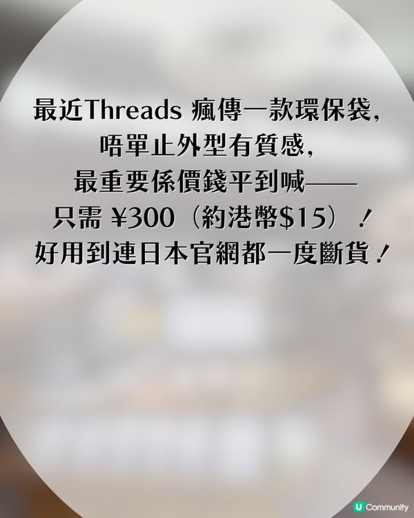 【遊日必買】日本$15「神級環保袋」爆紅！官網一度斷貨 網民：一次過買咗7粒！