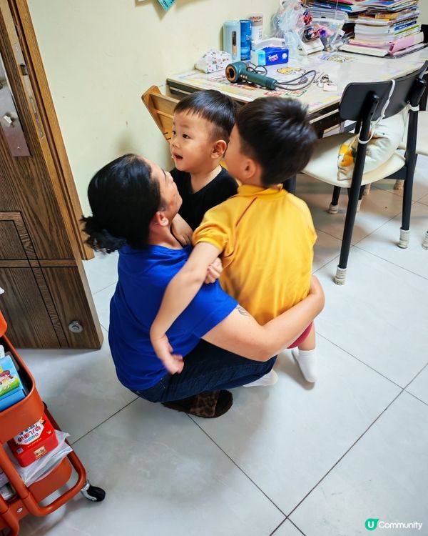 工人姐姐離開了