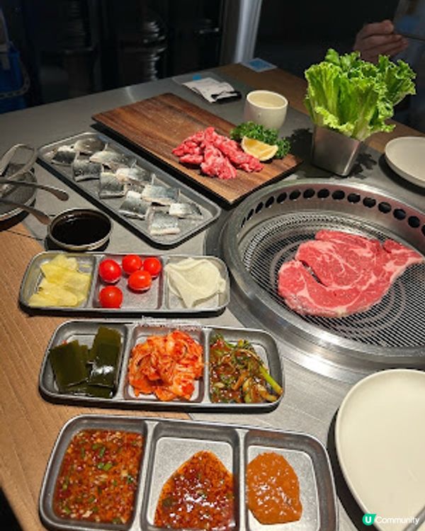 【深圳食記】深圳萬象前海│螞蟻洞首爾烤肉 ♥ 烤鰻魚配脆海苔。安格斯鮮吊龍。厚切和牛牛舌。安娜溪牧場雪花牛雙拼