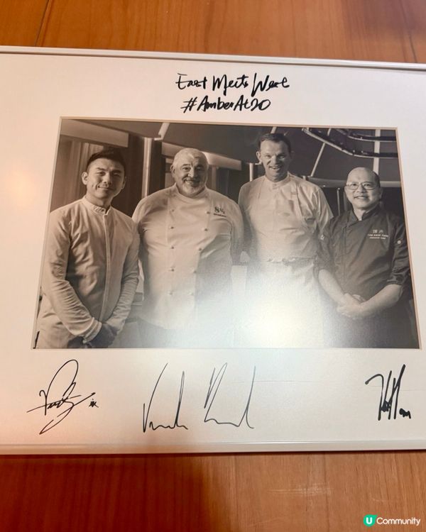 香港米芝蓮三星Amber全體驗