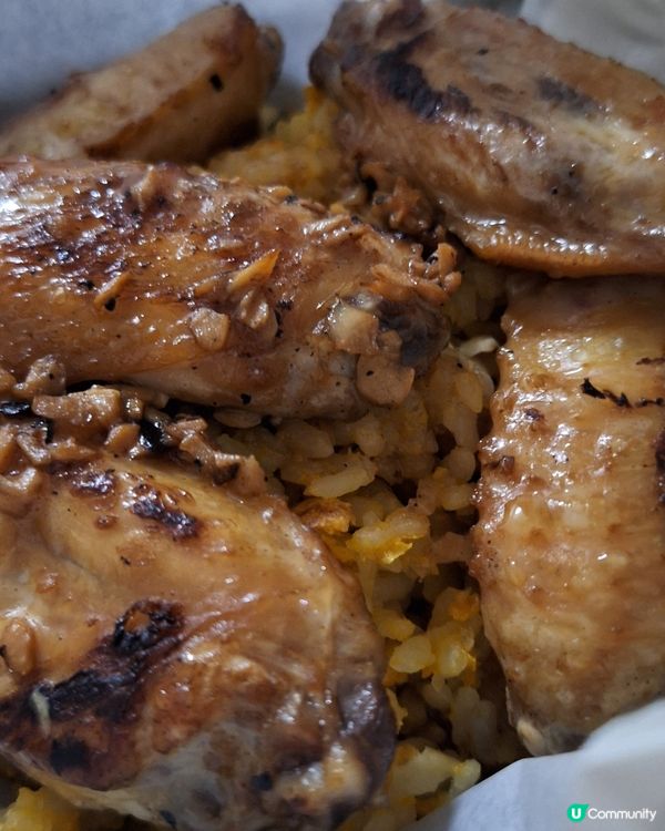 蒜香雞翼焗飯