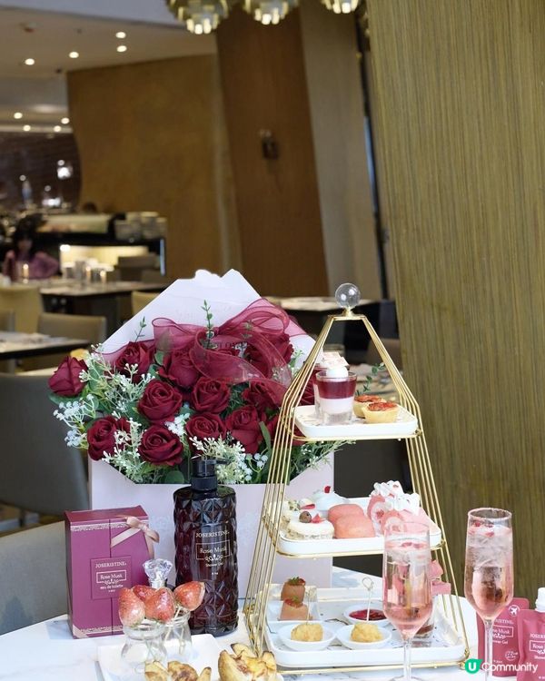 Afternoontea 🌹8度海逸酒店 X 彩豐黃金玫瑰