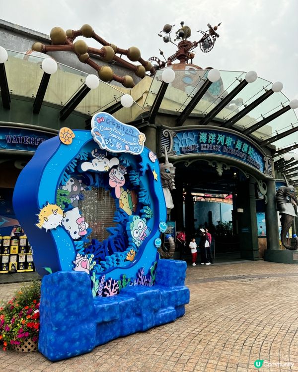 瘋狂打卡！蔚藍海洋變身Sanrio樂園🩵🐬