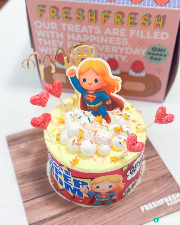 母親節快樂！超人媽媽蛋糕🦸‍♀️ 囡囡鍾意💕